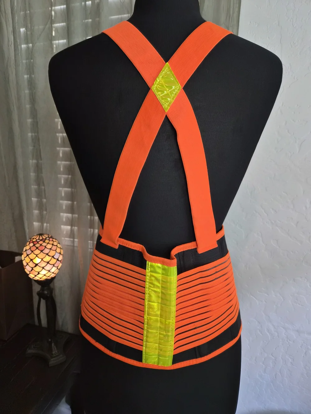 WESTERN SAFETY Back Support Belt with Reflector, L #0208